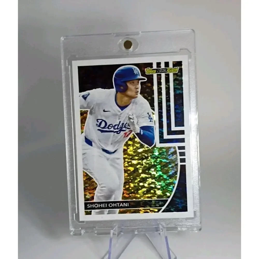 Shohei Ohtani #BG-1 Topps Black Gold REFRACTOR 2024 Topps Update Series - Picture 4 of 8